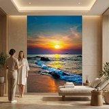 Wall Murals: Deep sunset 14