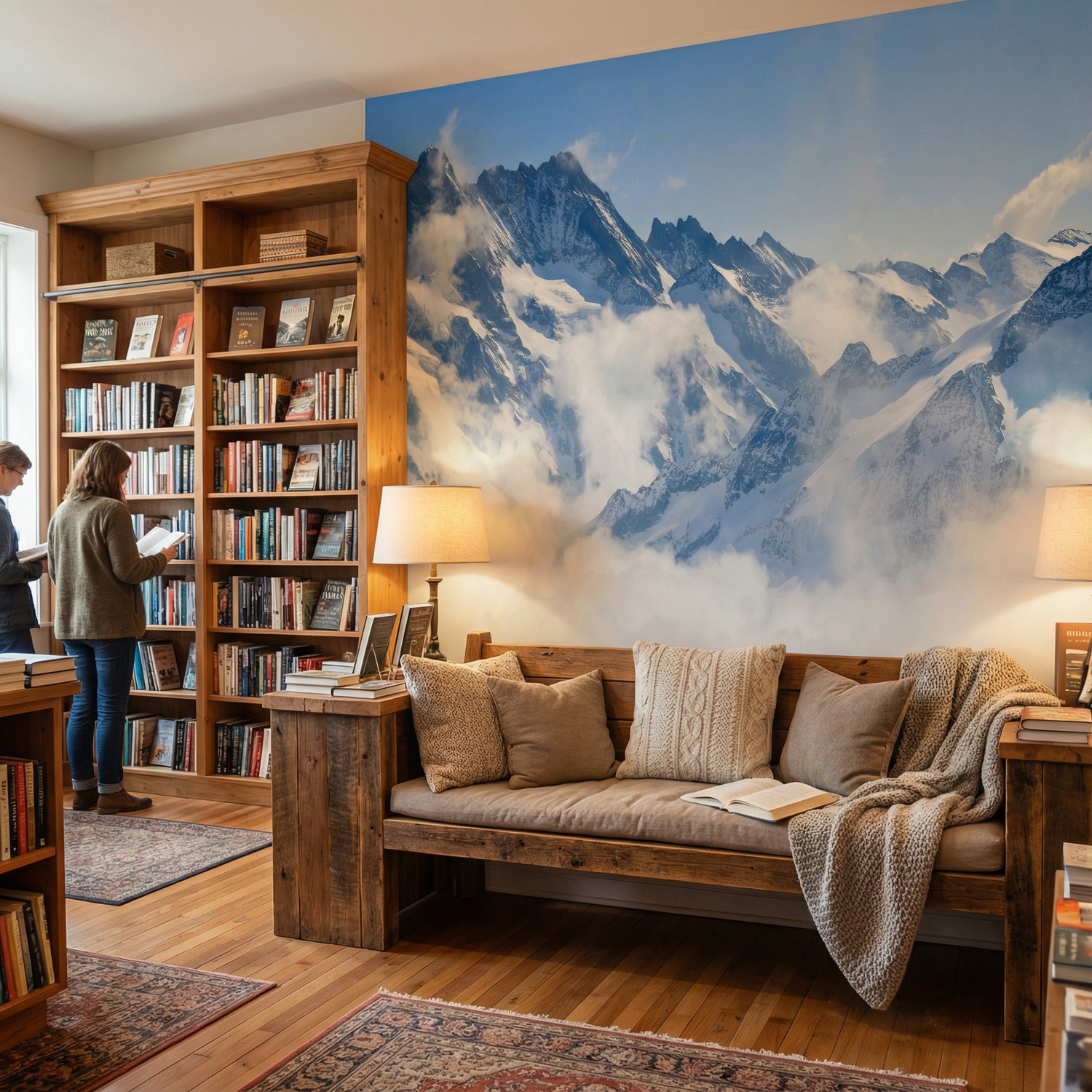 Wall Murals: Mountains above the clouds