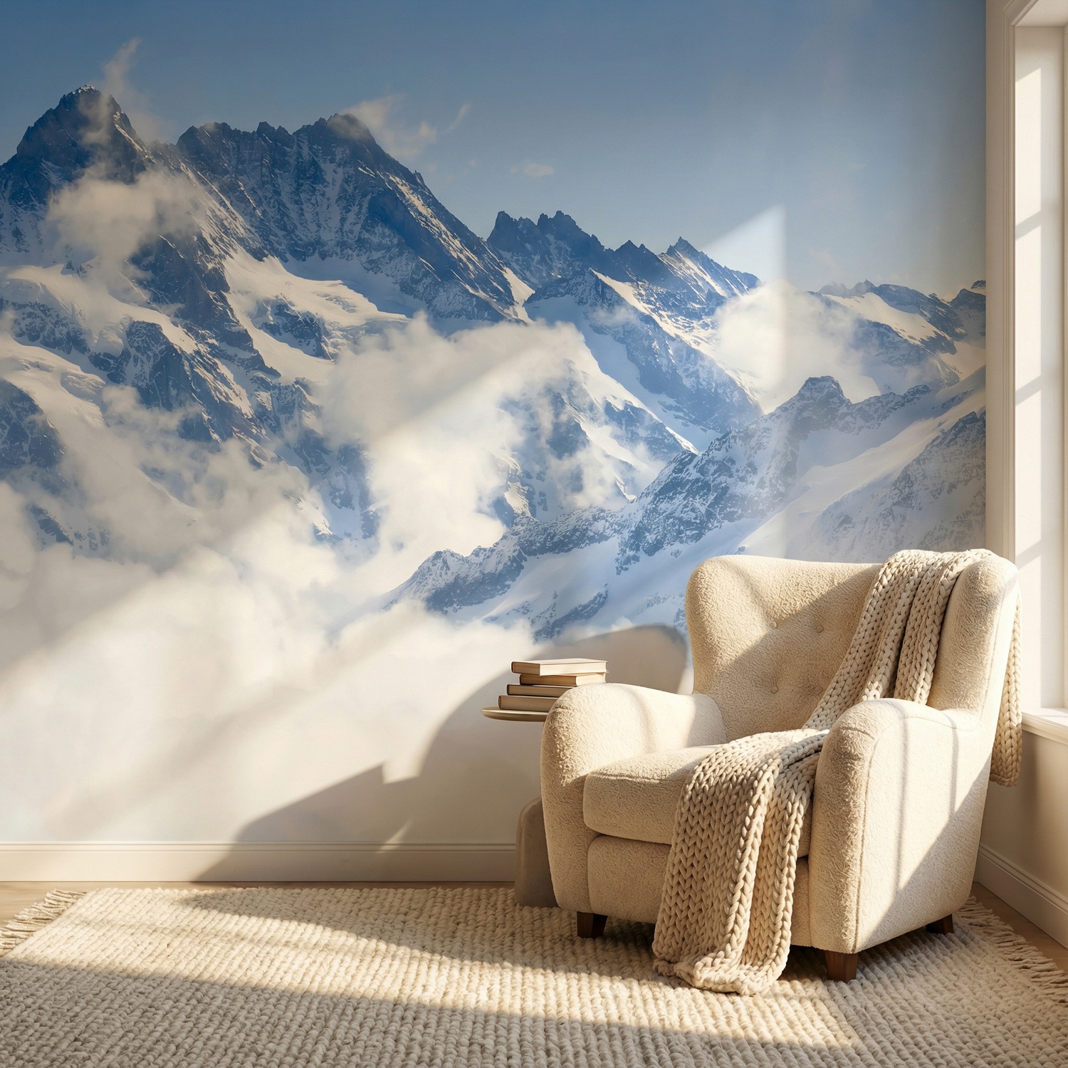 Wall Murals: Mountains above the clouds