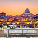 Wall Murals: Sant Angelo Bridge, Rome 2