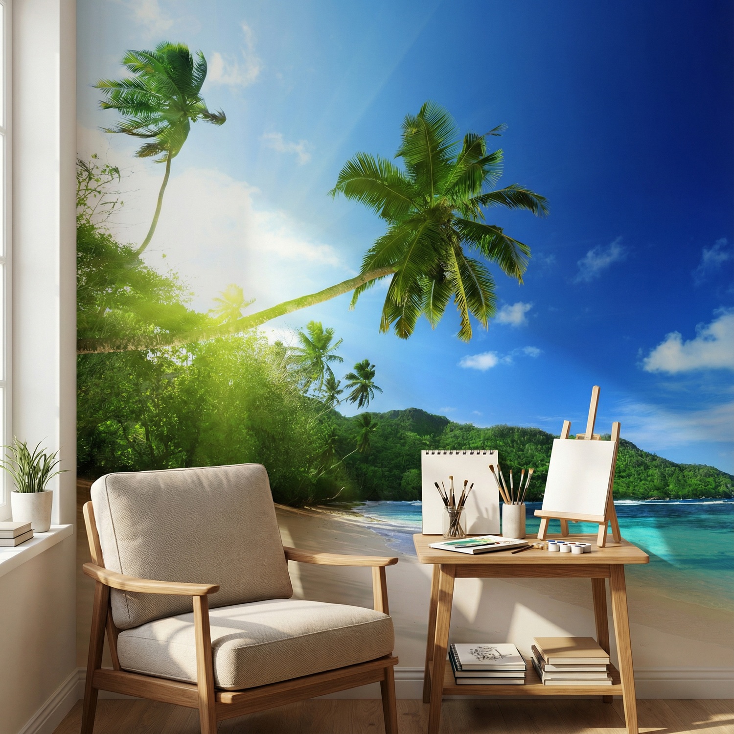 Wall Murals: Cuban Beach