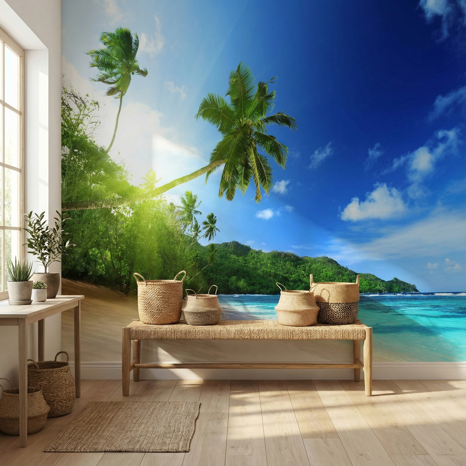 Wall Murals: Cuban Beach