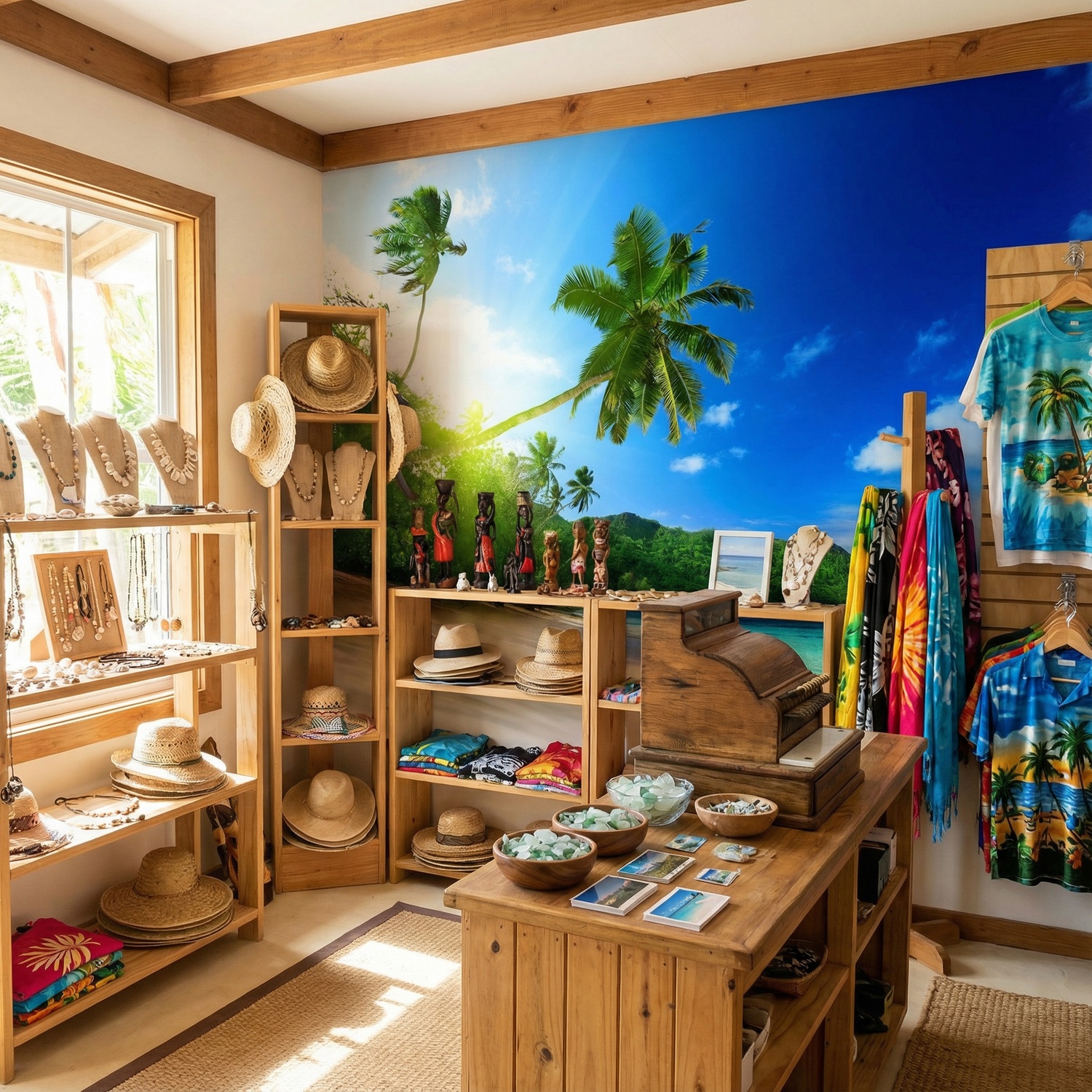 Wall Murals: Cuban Beach