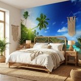 Wall Murals: Cuban Beach 3