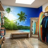 Wall Murals: Cuban Beach 22