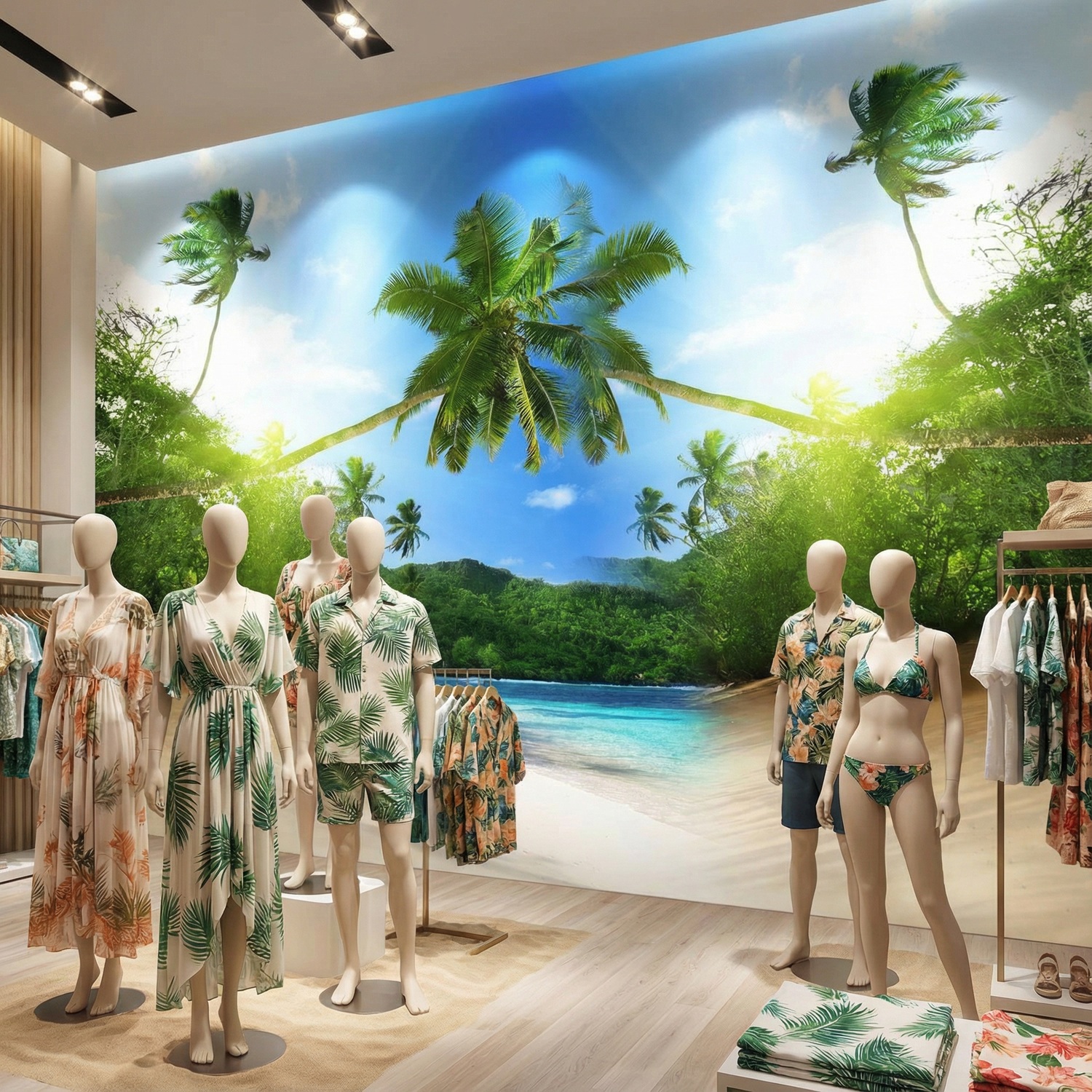 Wall Murals: Cuban Beach