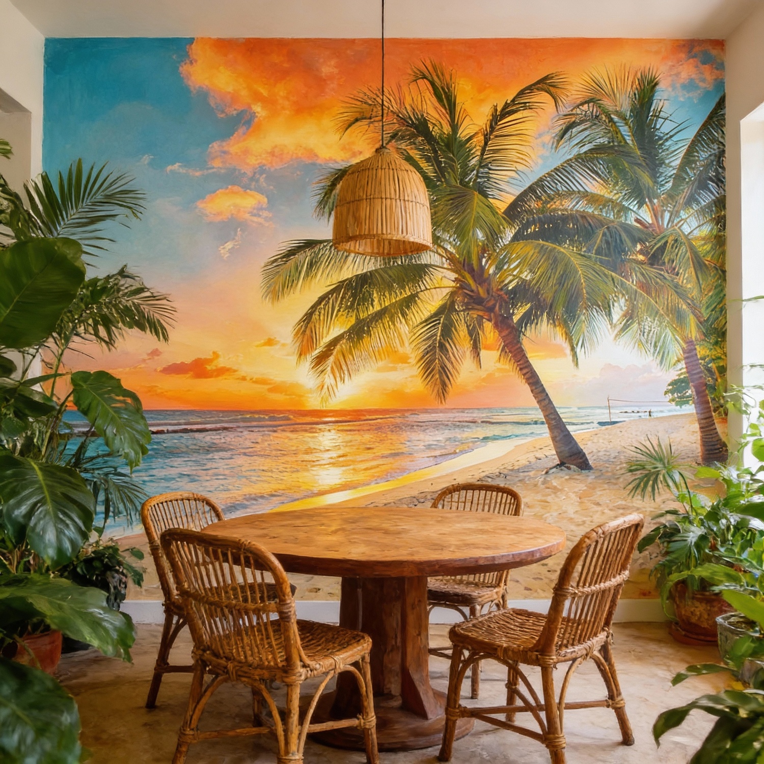 Wall Murals: Hawaiian Beach