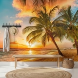 Wall Murals: Hawaiian Beach 4