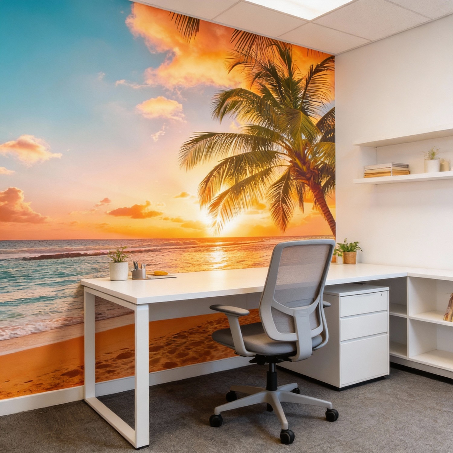 Wall Murals: Hawaiian Beach
