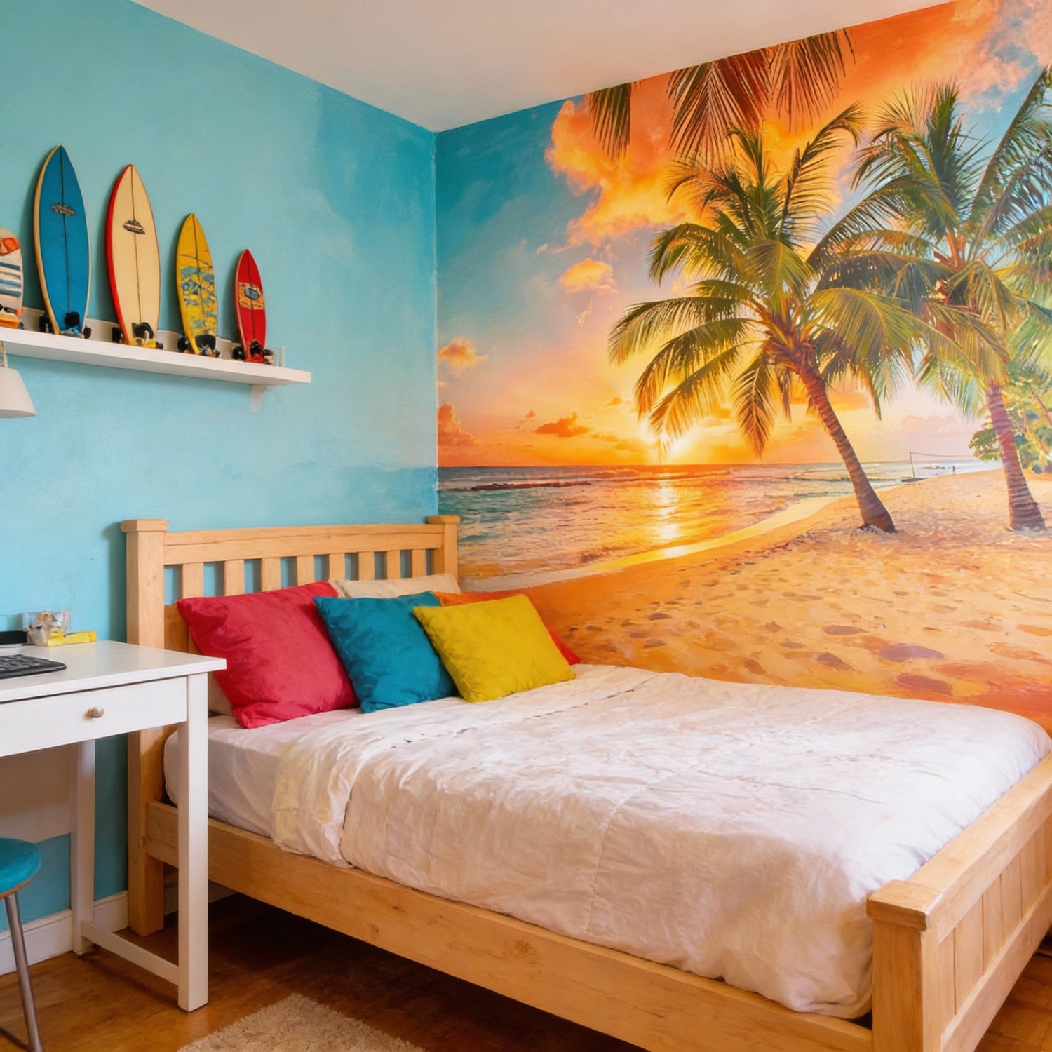 Wall Murals: Hawaiian Beach