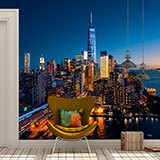 Wall Murals: Manhattan at night 2