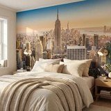 Wall Murals: Downtown Manhattan at sunset 12