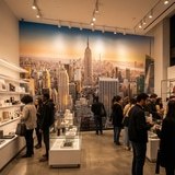 Wall Murals: Downtown Manhattan at sunset 22