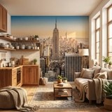 Wall Murals: Downtown Manhattan at sunset 23