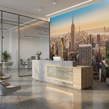 Wall Murals: Downtown Manhattan at sunset 9