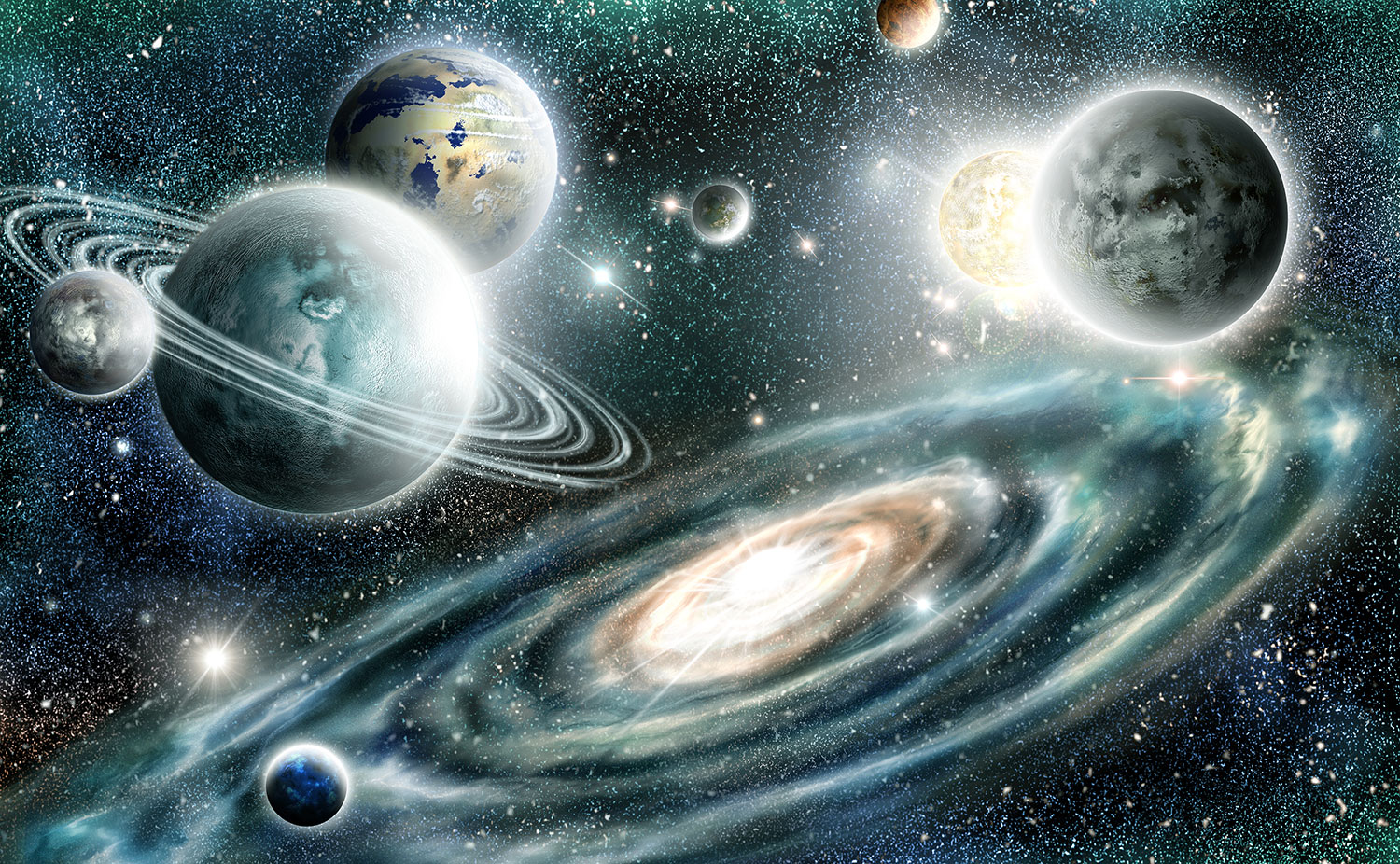 Wall Murals: Planets in the Universe