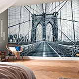 Wall Murals: Crossing the Brooklyn Bridge 2