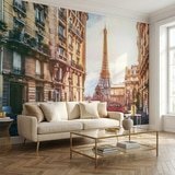 Wall Murals: Old quarter of Paris 2