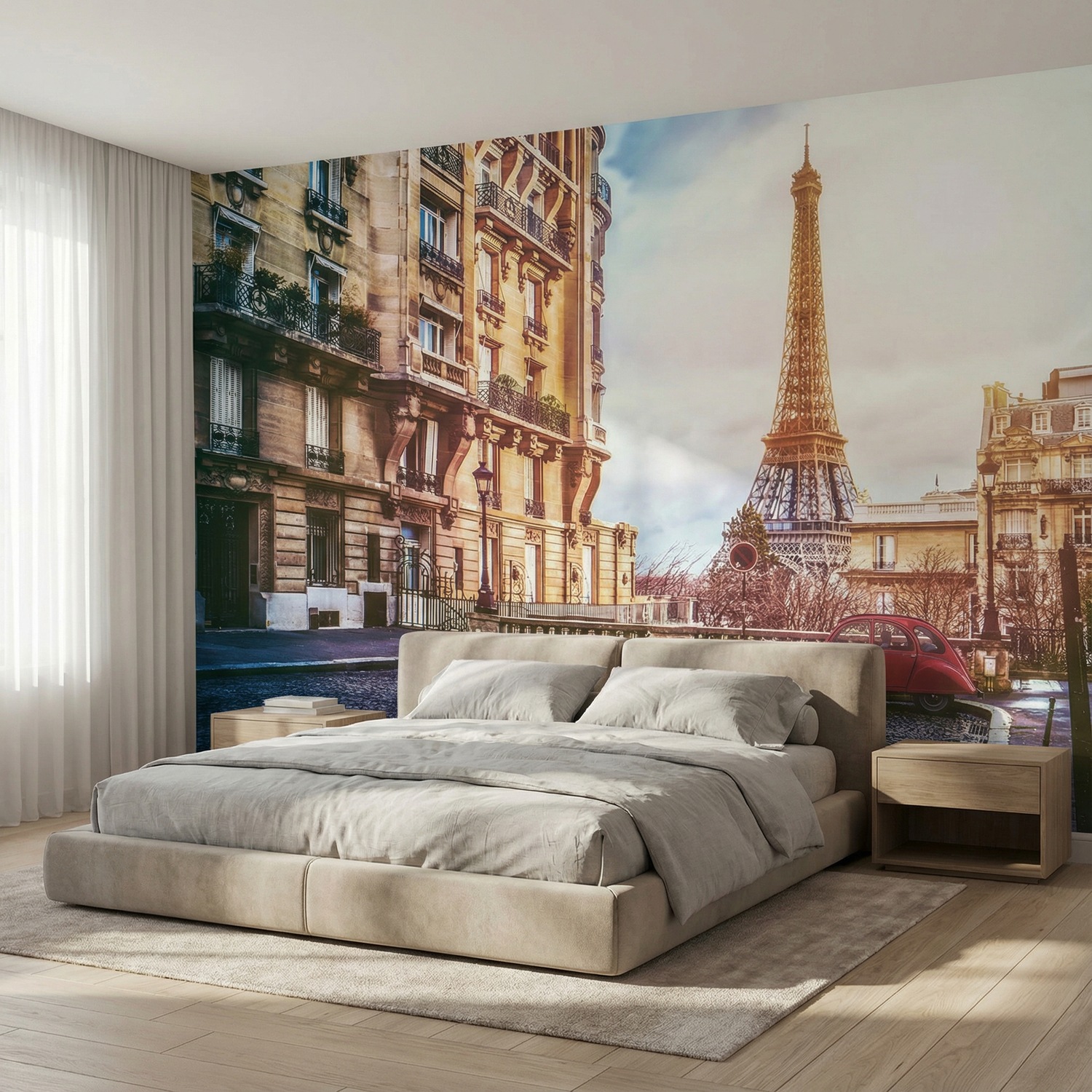 Wall Murals: Old quarter of Paris
