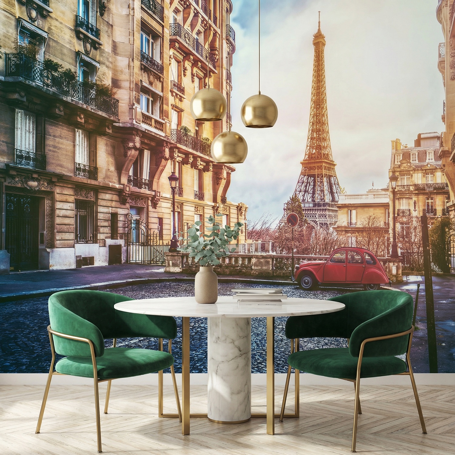 Wall Murals: Old quarter of Paris