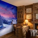 Wall Murals: Cottage in the Alps 5