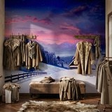 Wall Murals: Cottage in the Alps 8