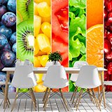 Wall Murals: Fruits in vertical bands 2