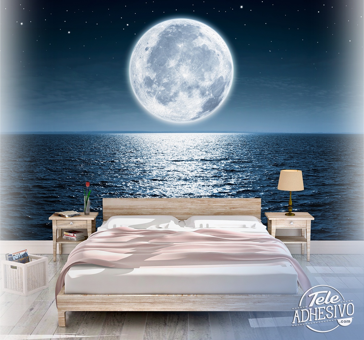 Wall Murals: Full Moon Night