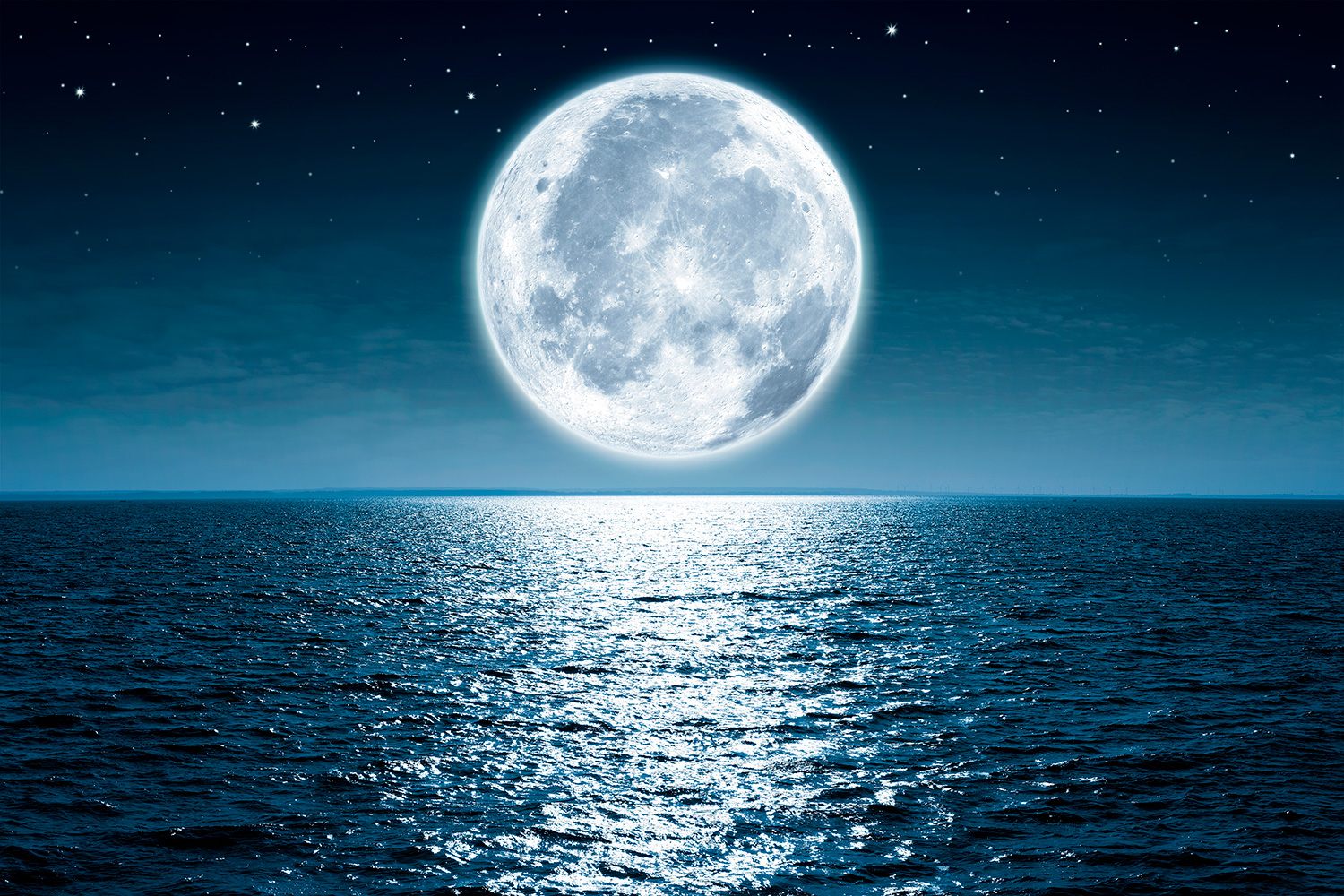 Wall Murals: Full Moon Night