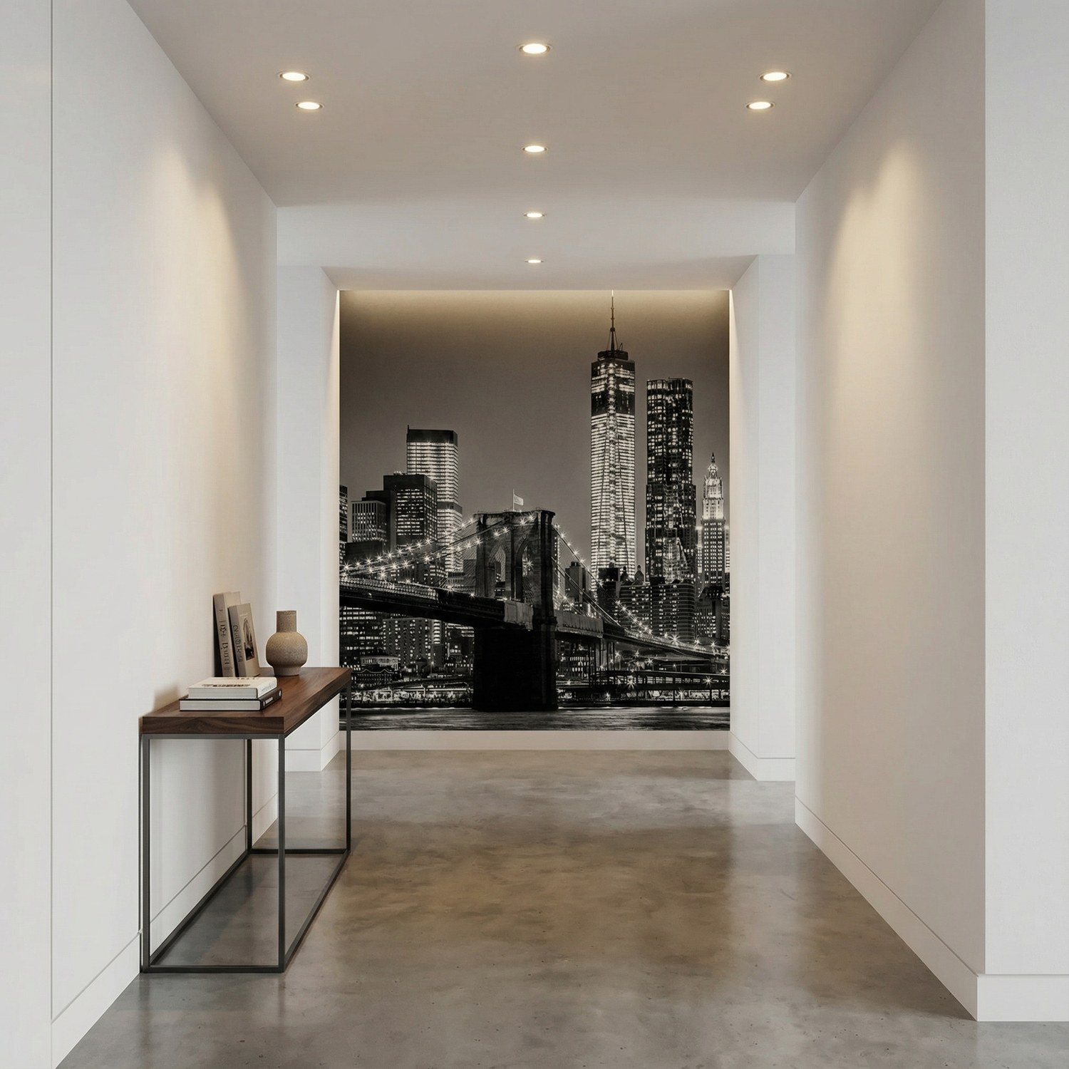 Wall Murals: Manhattan in black and white