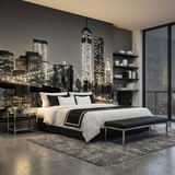 Wall Murals: Manhattan in black and white 17