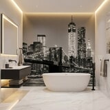 Wall Murals: Manhattan in black and white 21
