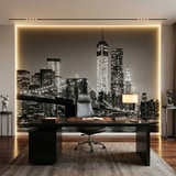 Wall Murals: Manhattan in black and white 5