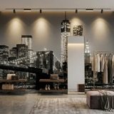 Wall Murals: Manhattan in black and white 7