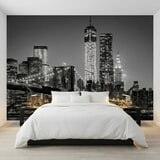 Wall Murals: Manhattan in black and white 8