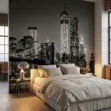 Wall Murals: Manhattan in black and white 10