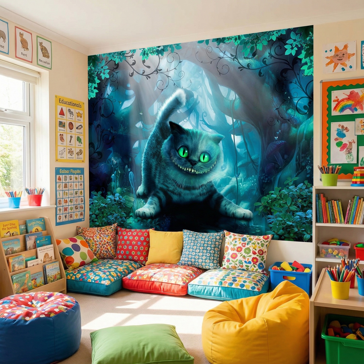 Wall Murals: Cheshire Cat 0