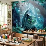 Wall Murals: Wonderland Cat 11
