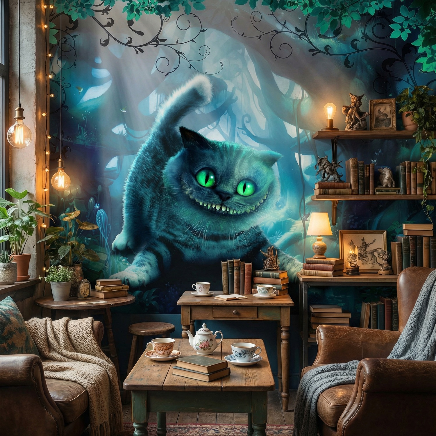 Wall Murals: Cheshire Cat