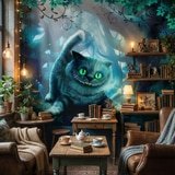 Wall Murals: Wonderland Cat 16