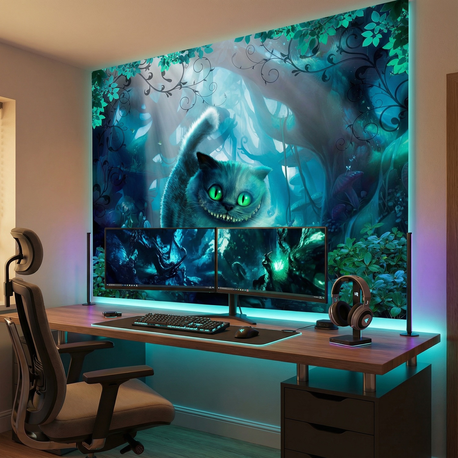 Wall Murals: Cheshire Cat