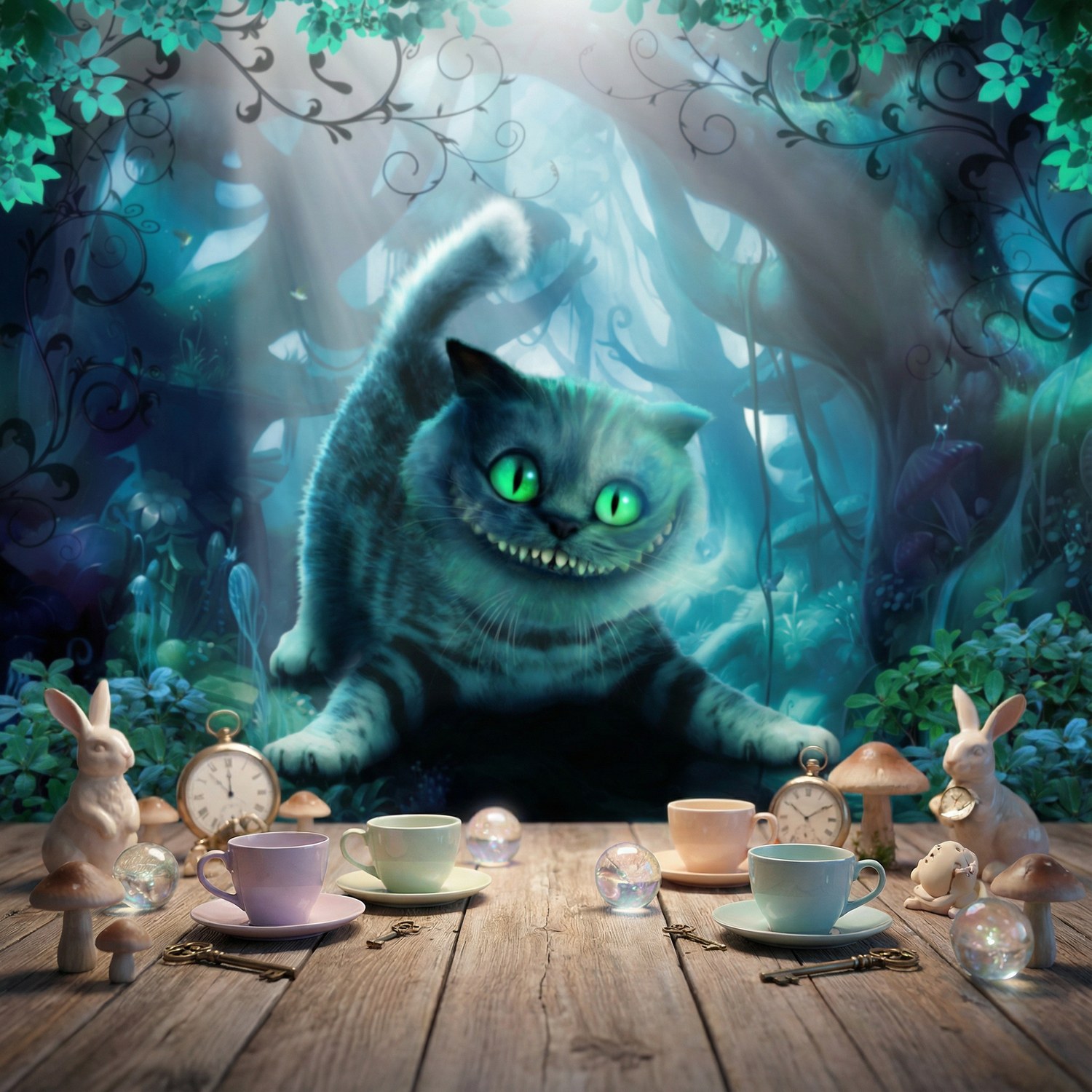 Wall Murals: Cheshire Cat