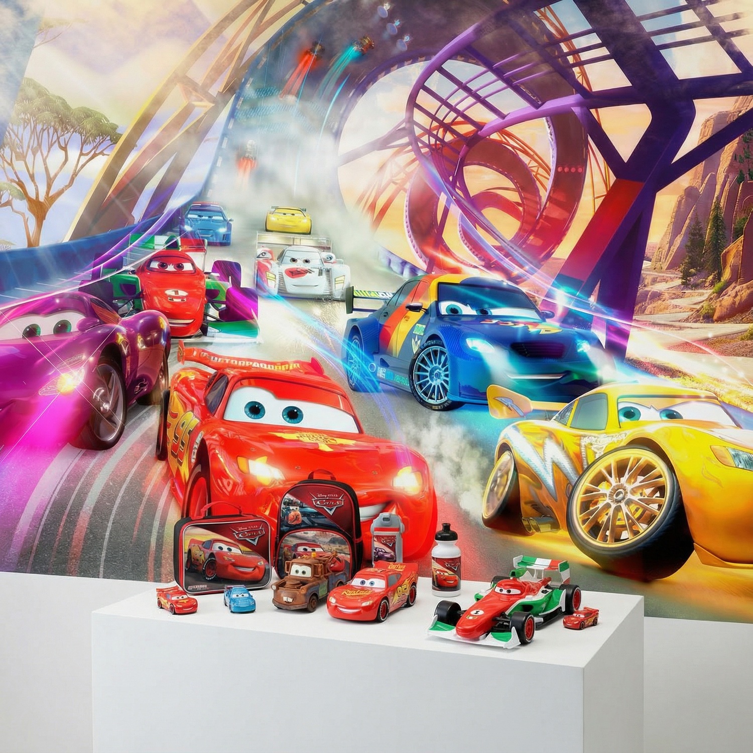 Wall Murals: Cars race, Disney