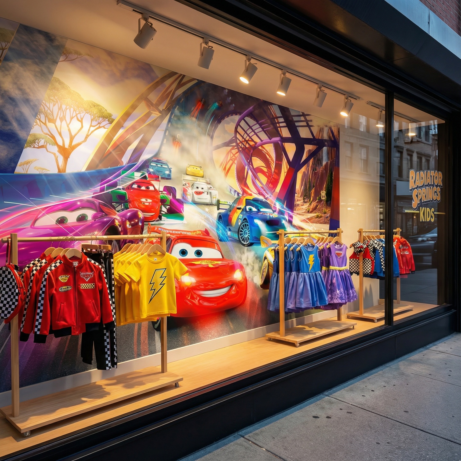 Wall Murals: Cars race, Disney