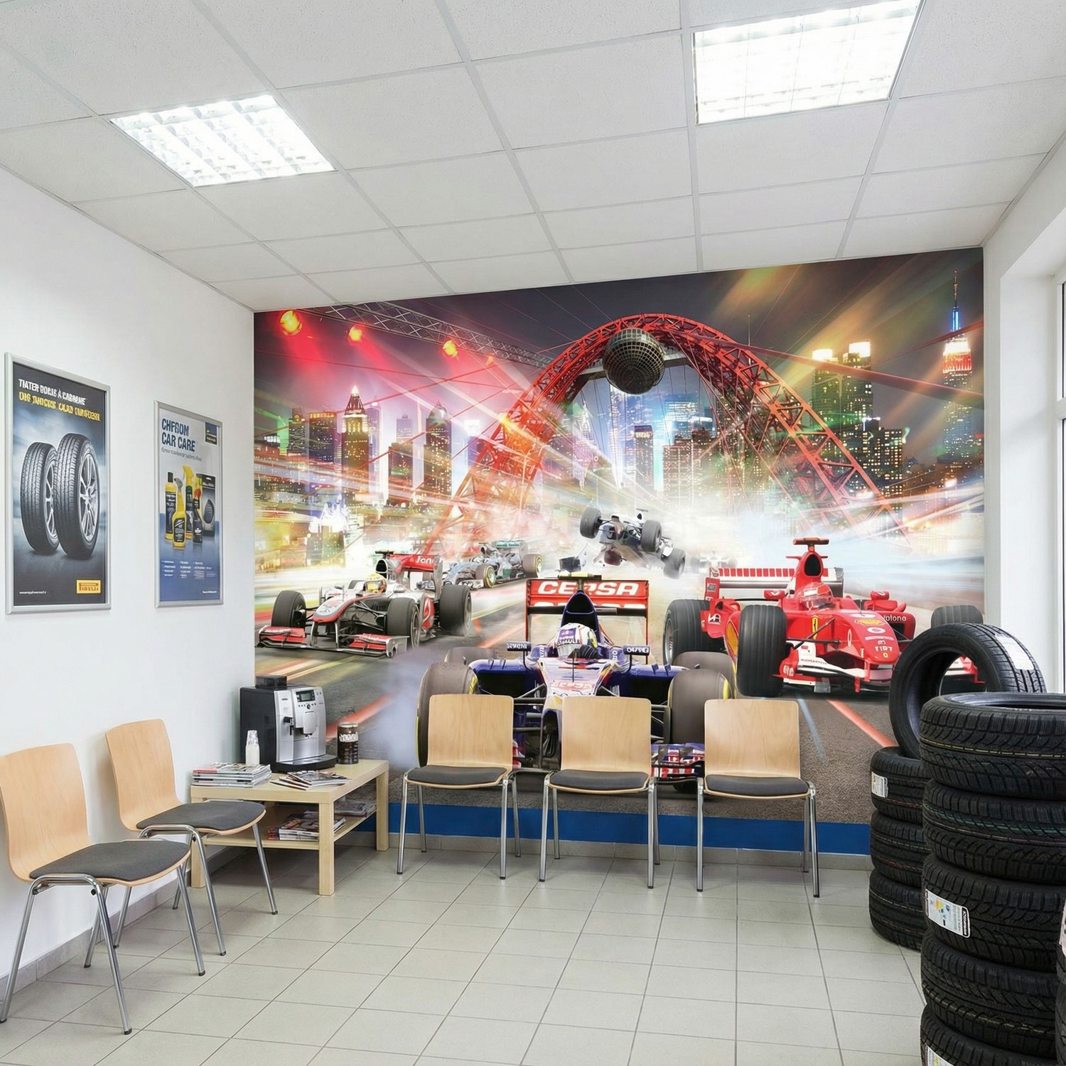 Wall Murals: Formula 1 race