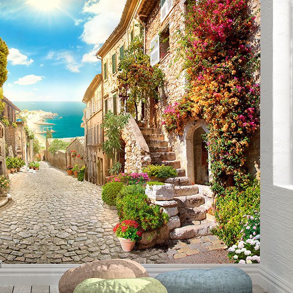 Wall Murals: Coastal village in Malta 0