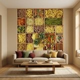 Wall Murals: Collage Italian Pasta 6
