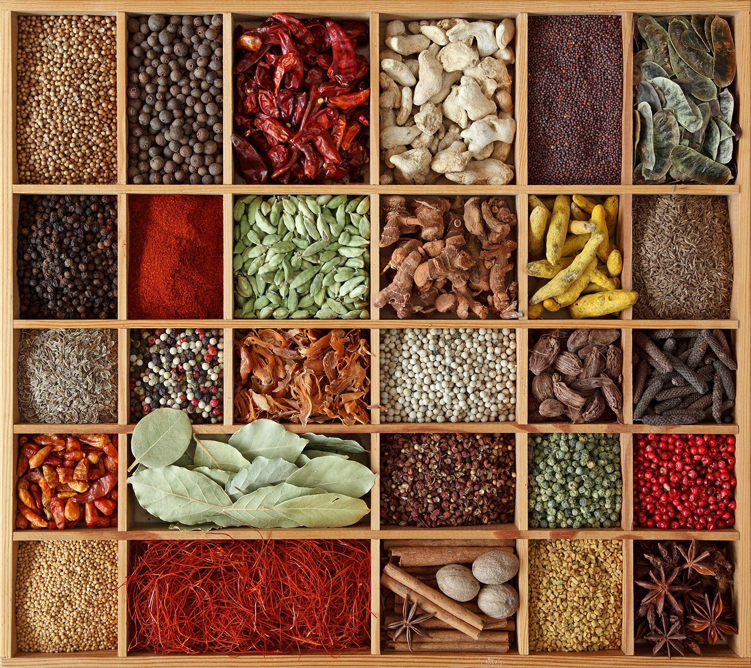 Wall Murals: Collage Spice Collection