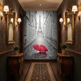 Wall Murals: Rain in Paris 3