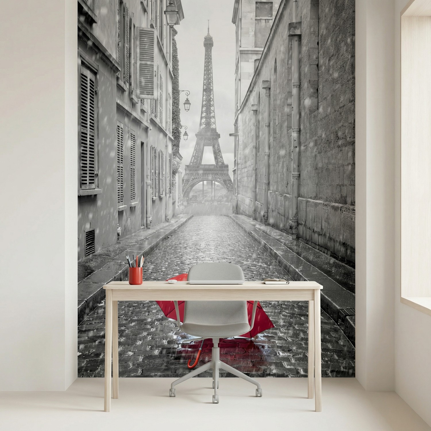 Wall Murals: Rain in Paris